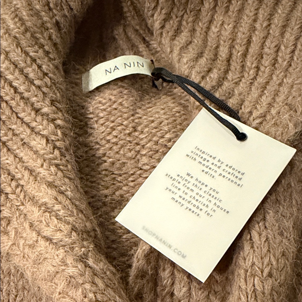 Na Nin Martie Knitted Suri Alpaca Sweater Coat - Picture 8 of 8